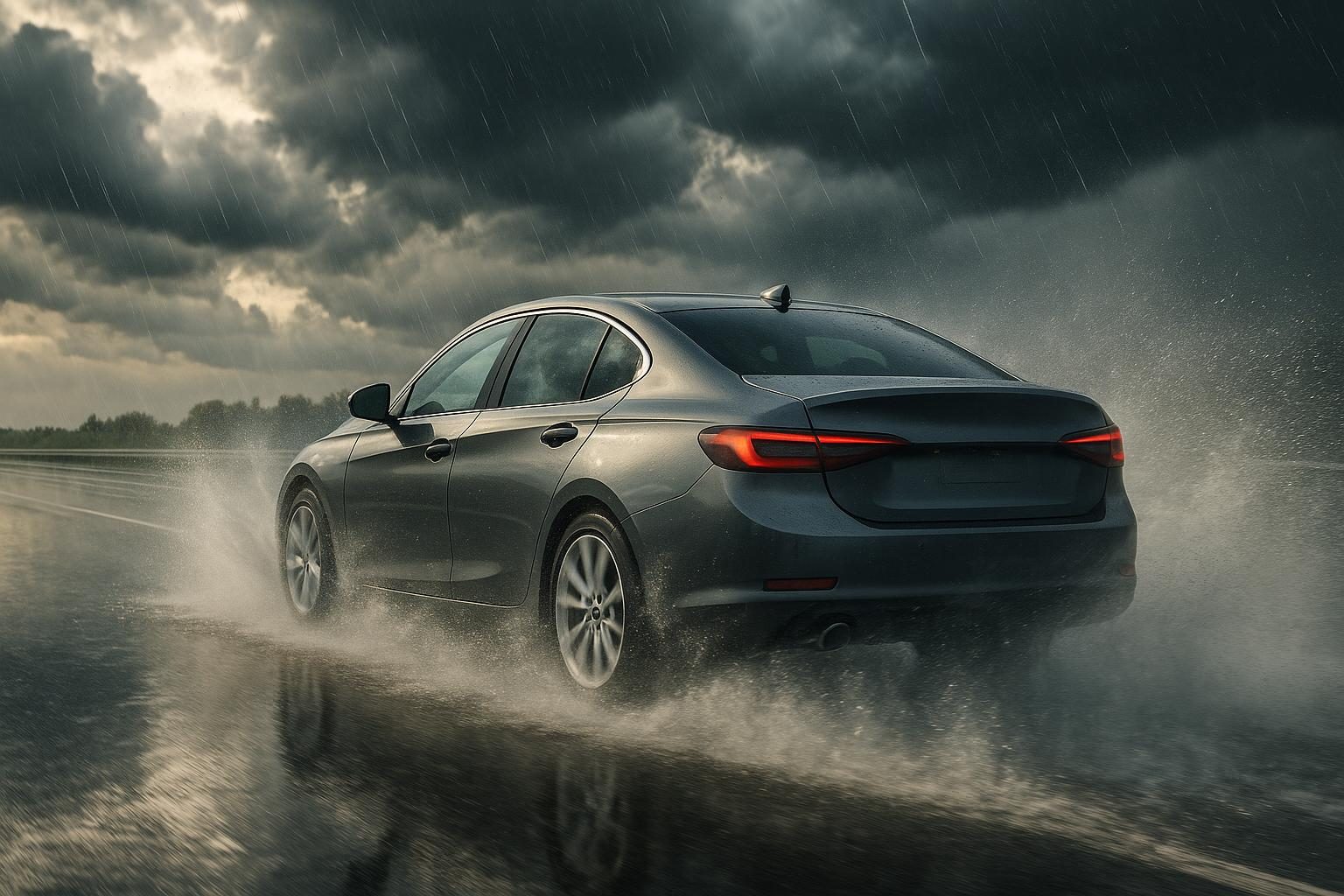 Aquaplaning vermeiden: So behalten Sie bei Sommerregen die Kontrolle